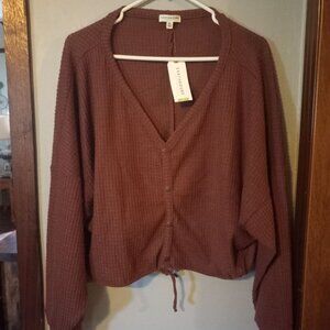 Earthbound, Size XL, Sweater, Plum